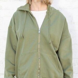 Brandy Melville Matcha Green Christy Hoodie